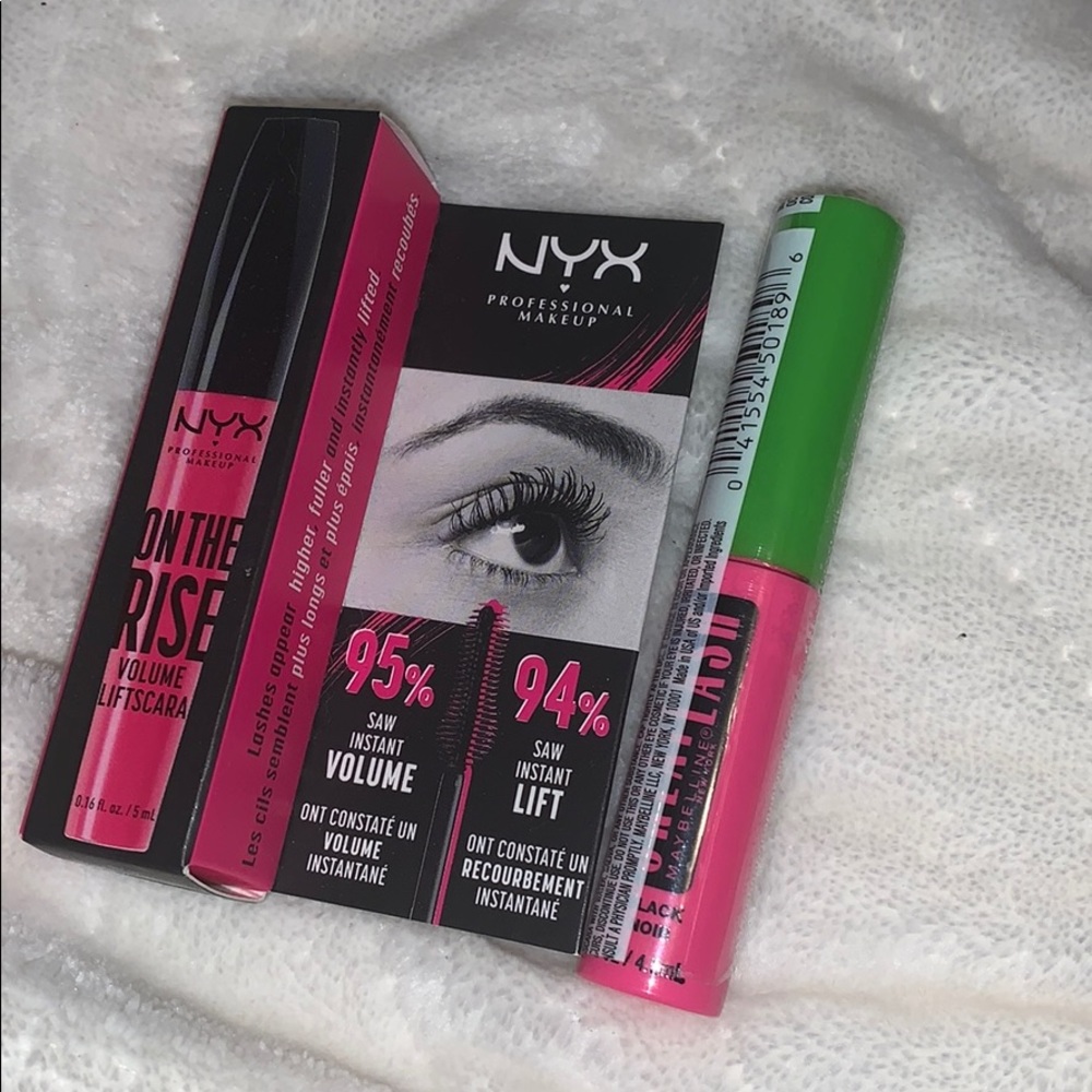NYX on the rise & maybelline great lash
